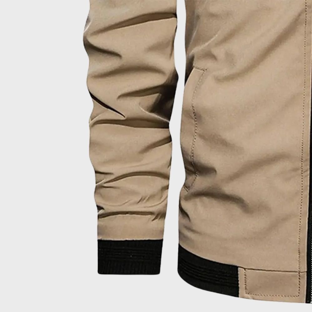 Men's All-Season Bomber Jacket – Lightweight, Breathable Everyday Outerwear